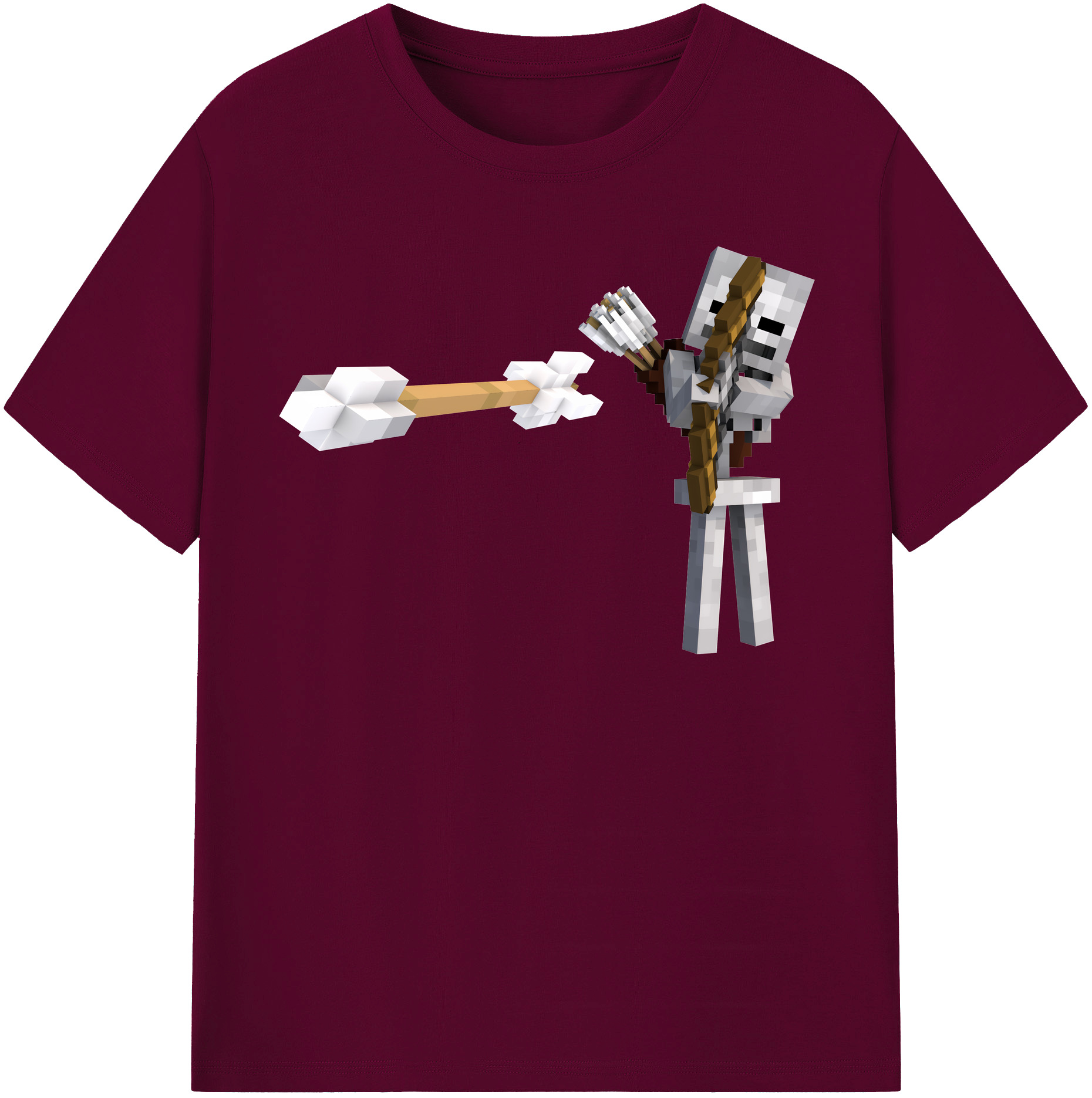 （画像用） マインクラフト ブロックの世界 Minecraft MC Block world レディースカジュアルプリントTシャツ（綿100％）